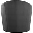 thumbnail image 5 of Meridian Furniture Alessio Grey Velvet Swivel Accent Chair, 5 of 5