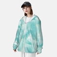 thumbnail image 3 of Lsque Blue Marble UPF 50+ Lightweight Sun Protection Men's Women's Long Sleeve Shirt, Hoodie Performance -Large, 3 of 9