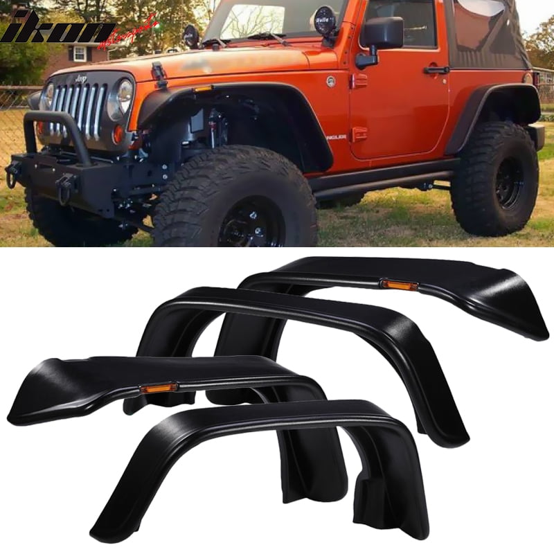 Compatible with 07-17 Jeep Wrangler JK Flat Style LED ...