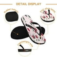 thumbnail image 3 of iauyy Unisex Printed Flip Flop Sandals - Lightweight Non-Slip Beach Shoes,A Cherry Pattern, 3 of 8