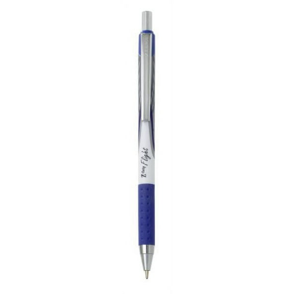 Zebra Pen 13302 1.2mm Z-Grip Flight Smooth Ink Retractable Ballpoint - Blue