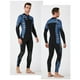thumbnail image 3 of Vela de buceo 3mm Tops de traje de neopreno Premium neopreno Tits UV Protección de UV Buceo de buceo Scuba de canoa para aeróbicos de agua Snorkeling Blue XXL Speravity OD003290-05, 3 of 7