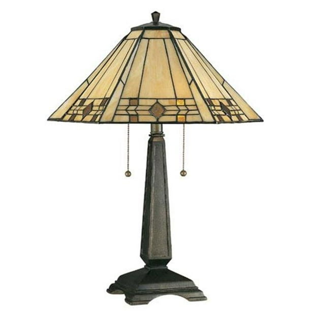 Kenroy Home 33040BRZ Lampe de Table Saule- Finition Bronze