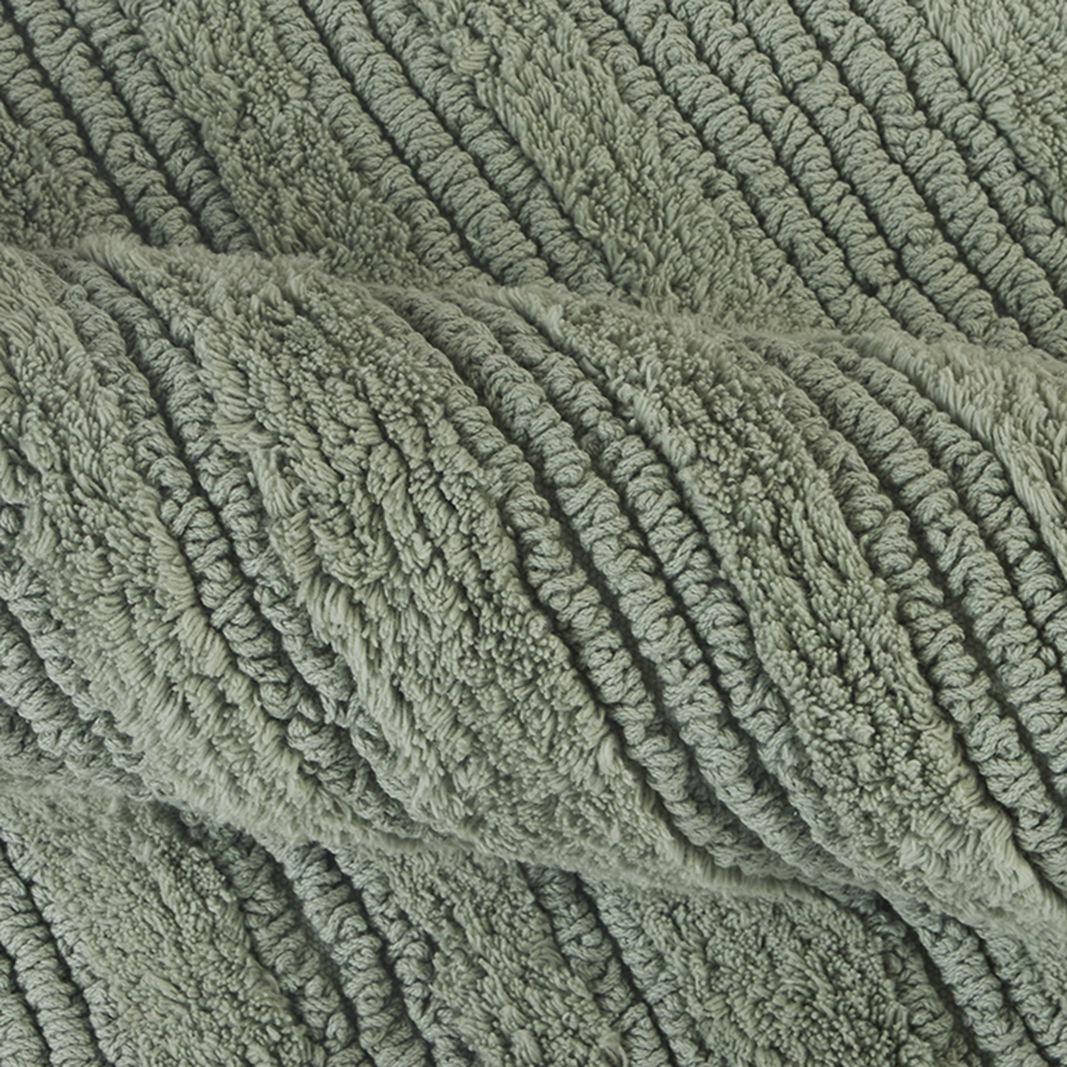 Better Homes & Gardens Cut & Loop Reversible 2-Piece Bath Rug Set, Green photo 5