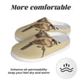 thumbnail image 6 of Disketp Vintage Bird Women's Men's Slippers Plush Slip-On House Slipper for Winter Indoor Soft Cushion Non-slip Fluffy Slides Slippers-39/40, 6 of 7