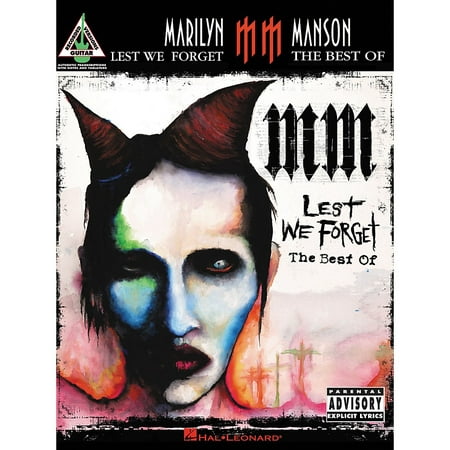 Hal Leonard Marilyn Manson Lest We forget The Best of Guitar Tab (Lest We Forget The Best Of Marilyn Manson)