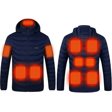 Heated Hoodie With 9 Heating Zones - Warm Jacket For Men & Women, Battery Powered