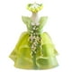 thumbnail image 1 of Tinkerbell Fairy Dress Girl Disney Princess Tiana Disfraz de cumpleaños Fiesta de Halloween Traje de cosplay con alas Niños Green Frocks9-10T (Etiqueta 150) Gao Jinjia LED, 1 of 2
