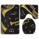 thumbnail image 1 of ABPHQTO Trompeta Trombón Cuerno francés Juego de alfombras de baño de 3 piezas Alfombra de baño Alfombra de contorno y tapa de inodoro ABPHQTO  Cont-CHAPPLE-23414, 1 of 2