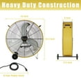 thumbnail image 6 of 13000 CFM 30 inch Heavy Duty High Velocity Barrel Floor Drum Fan With Powerful 1/3HP Motor - UL Safety Listed, 6 of 6