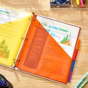 Pen+Gear Vibrant Color 8-Tab Dividers with Pockets