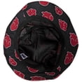 thumbnail image 3 of Naruto Shippuden Akatsuki Red Clouds Symbol All Over Print Bucket Hat, 3 of 3