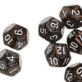 thumbnail image 6 of yotijay 10X D12 Polyhedral Game Dice for RPG and Dragon Party Games Coffee Gray, 6 of 9