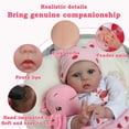 thumbnail image 3 of CHAREX Reborn Baby Dolls - 22 inches Realistic Newborn Soft Vinyl Baby Dolls Toy for Kids Age 3+, 3 of 5