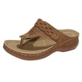 thumbnail image 1 of Chaussons d'Été pour Femmes Sandales Compensées Boho Sandales de Plage Chaussures de Mode pour Dames, 1 of 7