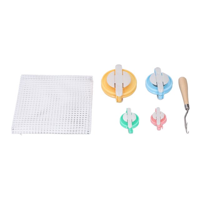 Kit de malla para alfombras con gancho de pestillo, kit de malla para alfombras con gancho, kit de tela de malla para alfombras, kit para hacer alfombras creado con maestría