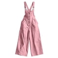 thumbnail image 5 of Women Wide Leg Overalls Adjustable Strap Casual Cargo Jumpsuit Loose Fit Romper with Pockets Breathable Lightweight Summer One Piece Versatile Daily Wear, 5 of 6
