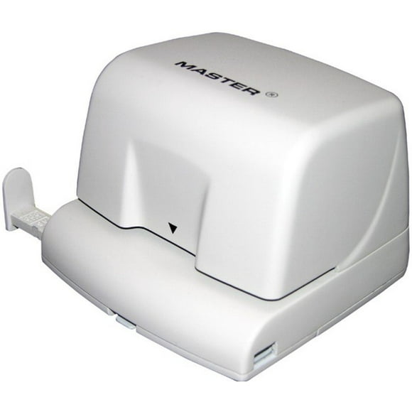 Martin Yale EP210 Master Electric Hole Punch; Punches Up To 12 Sheets of 20 Pound Paper; Punches Standard 2-hole Pattern with 2 3/4 Centers; 1/4 Hole Diameter