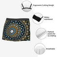 thumbnail image 6 of Kll Dot Mandala Men'S Cotton Boxer Briefs Underwear-Large, 6 of 9
