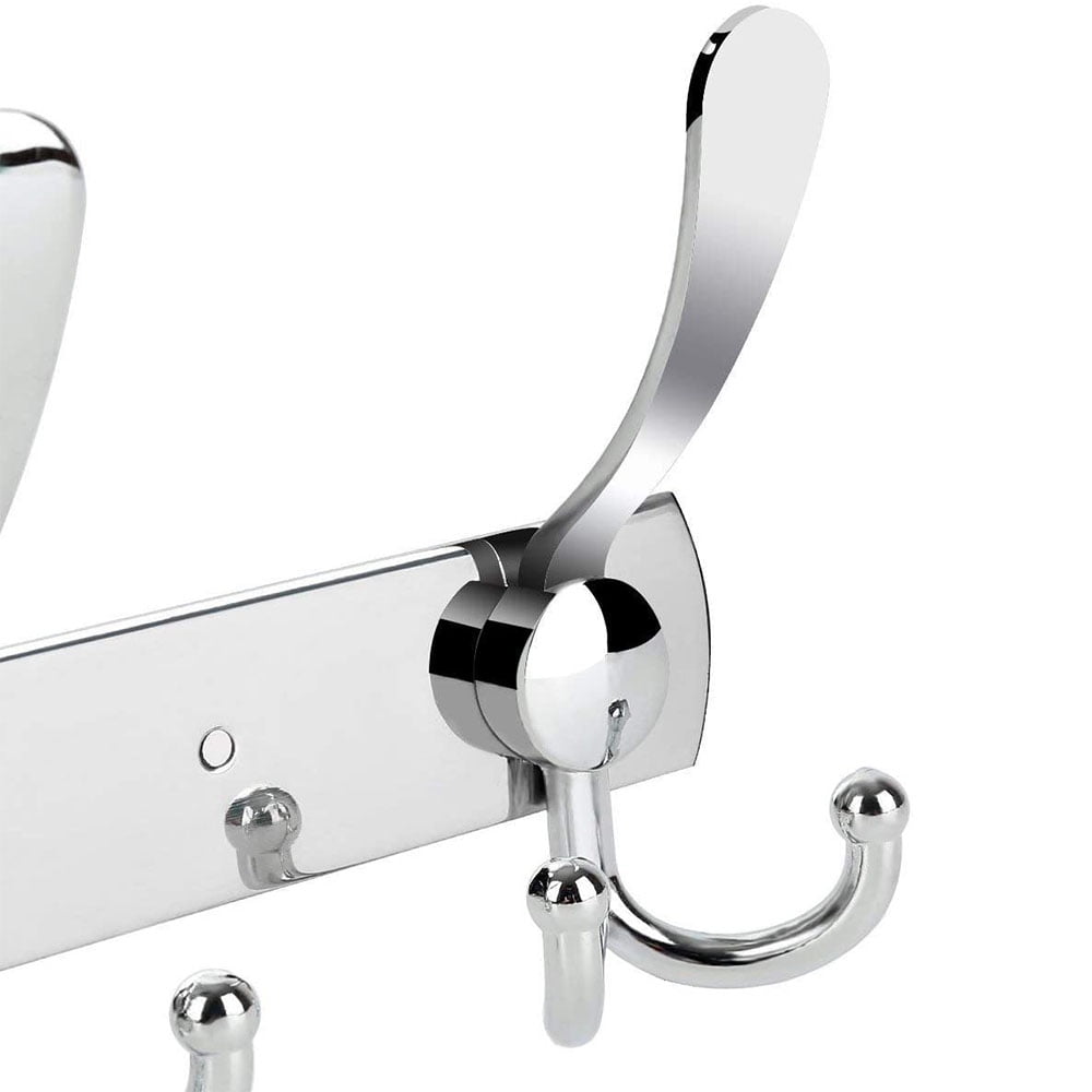 Coat Rack Wall Mounted Long 5 Tri Hooks for Hanging Coats Coat Hooks Wall Mounted Wall Coat Hanger Hook Rack for Clothes Jacket Hats Walmart