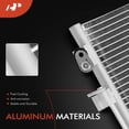 thumbnail image 2 of A-Premium Air Conditioning A/C Condenser Compatible with Subaru Forester 2003-2008 H4 2.5L, Replace# 3278, 73210SA031, 2 of 9