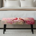 thumbnail image 3 of Jiueut Cardinal Cherry Blossom Print Dining Bench Cover, Washable Bench Seat Protector Cover with Elastic Band Breathable Rectangle Seat Cushion Long Chair Cover for Home Hotel, 3 of 7