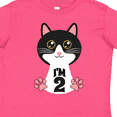 thumbnail image 4 of Inktastic 2nd Birthday Cat 2 Year Old Girl Girls Toddler T-Shirt, 4 of 5