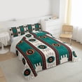 thumbnail image 3 of Castle Fairy Tribal Aztec Twin Comforter Sets,Bohemian Abstract Geometric Bedding Set, 3 of 8