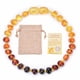 thumbnail image 1 of Pulsera de ámbar natural para bebés y niños pequeños, pulsera de ámbar irregular, joyería, 1 of 5