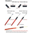 thumbnail image 2 of 100 Uds. De plástico para bicicleta cambio Universal freno desviador tapa de extremo de Cable punta de alambre piezas de plástico para ciclismo bicicleta de montaña, 2 of 7