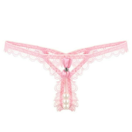 Sexy Panties for Women Lace Low Rise Thongs Cut out Mesh Lingerie Crotchless Underwear Sexy Clothes for Women
