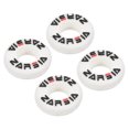thumbnail image 1 of Uxcell Tennis Vibration Dampener, 4 Pack Round Shock Absorber White, 1 of 6