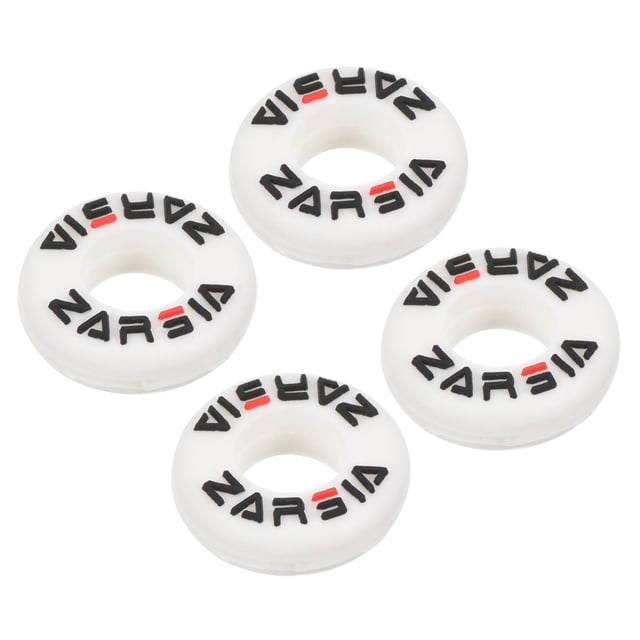 Uxcell Tennis Vibration Dampener, 4 Pack Round Shock Absorber White