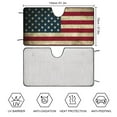 American Flag Car Sun Shade Windshield Folding Block Sun Visor Auto