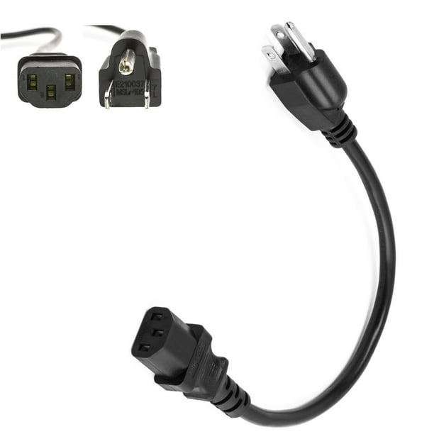 Amamax 1 Feet Short AC Power Cord Cable for VIZIO TV with Life Time Warranty (UL Listed