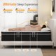 thumbnail image 5 of King Size Mattress Mattresses for Sleeping Pressure Relief and Motion Isolation 12 Inch Firm King Mattress in a Box Matress Bed My Lux Decor Round, 5 of 6