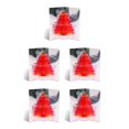 thumbnail image 1 of Wosthever Navidad Tarjeta de felicitación hecha a mano Aniversario con sobre Vacaciones Niños Festival Suministros Baby Shower Accesorios Rojo Rojo 5piezas, 1 of 6