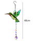 thumbnail image 2 of Atrapasueños decorativo de cristal de colibrí, decoración del hogar, campanillas de viento colgantes para ventanas hechas a mano para exteriores, 2 of 5