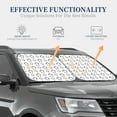 thumbnail image 4 of Haiem Hand Drawn Turtle Car Windshield Sun Shade (2 Pieces) Foldable Windshield Sun Shade Car Accessories for Truck SUV Pickup-Medium, 4 of 7