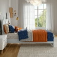 thumbnail image 4 of AFI Charlotte Twin Solid Wood Low Profile Platform Bed with Matching Footboard, White, 4 of 13