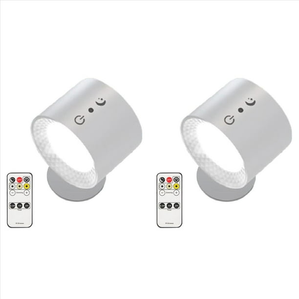 2X Lux Inteligente Glow Right, Luz para Todas Partes Glow Right, Luces Glow Right, Luces Recargables por USB Blancas