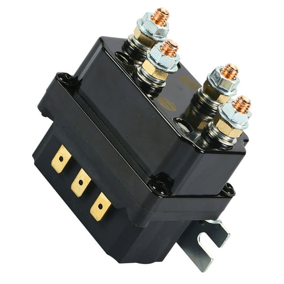 AURARMLET Warn Winch Solenoid Contactors 1Pcs Black Copper Alloy Plastic For ATV Parts
