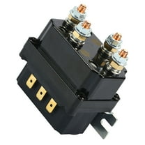 AURARMLET Winch Solenoid Contactor 1Pc Black Copper Alloy Plastic Replacement Part for ATV Accessories