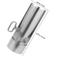 thumbnail image 2 of FONDOTIN 1Pack Simple Design Metal Chimney Flue for General Users Exhaust Pipe .3x13cm, 2 of 7