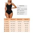 thumbnail image 3 of Uniexcosm Womens Bodysuit Seamless Shapewear Tummy Control Sleeveless Sculpting Body Shaper, 3 of 8