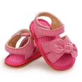 thumbnail image 4 of Diconna Baby Girls Summer Bow Sandals, Soft Sole Non-Slip  Flats Pre-Walkers, 4 of 5