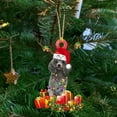 thumbnail image 4 of Xihbxyly Adorno para Árbol de Navidad, Figura de Perro Pintada a Mano, Adorable Decoración Navideña, Regalo Especial para Amantes de Los Perros, Decoración Familiar para El Árbol de Navidad, Tamaño 5, 4 of 7