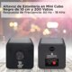 thumbnail image 4 of Altavoces de Estante Mini Cube Pyle Home de 4”, Cono de Papel, 200W de Potencia, Impedancia de 8 Ohm, Blindaje para Video, Aplicación para Cine en Casa y Sistema de Sonido Estéreo, 1 Par, Negro, 4 of 6
