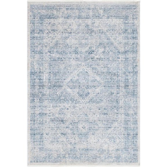 Unique Loom Rectangular 5x8 Rug in Gray (3147866)