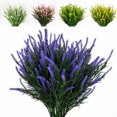 thumbnail image 5 of Lote de 6 flores de lavanda sintética, ramo de lavanda para bodas, decoración interior o exterior, 5 of 5